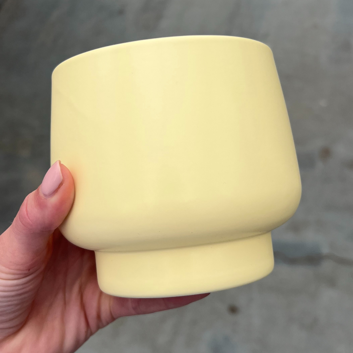 Kolibri Home | Scandic bloempot - Yellow - ⌀9cm