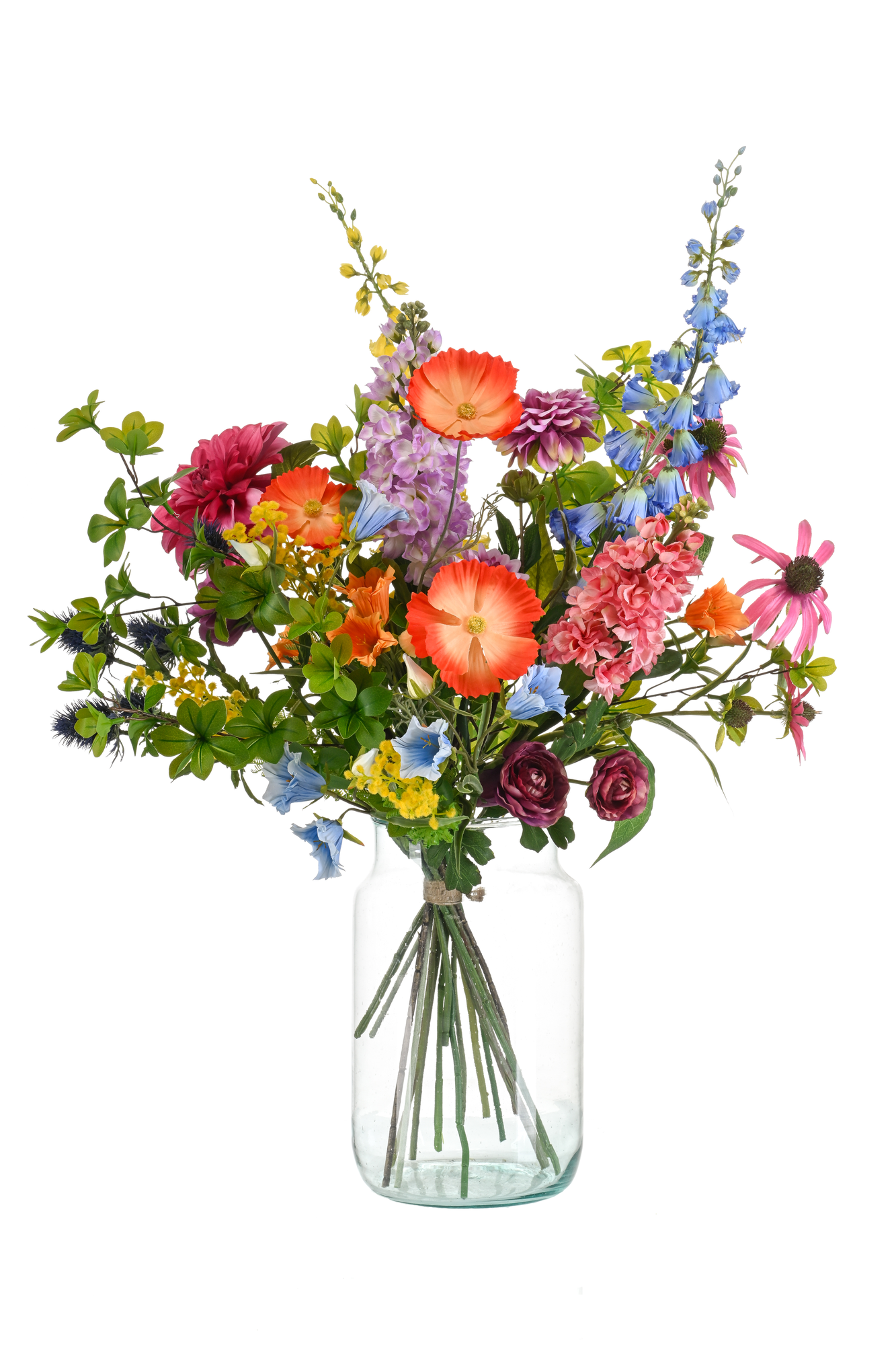 Kunstbloemen - Boeket XL - Electric Love - 90cm