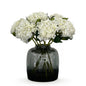 Kunstbloemen Solo - White - Hydrangea Flower - x 8 - 52 cm