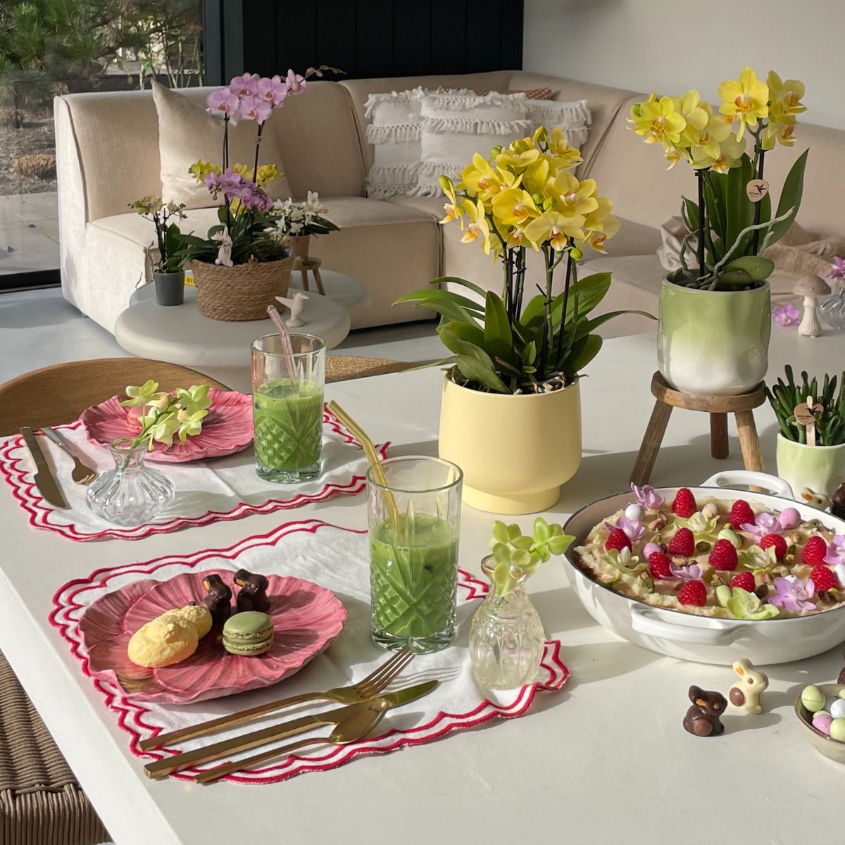 Kolibri Home | Scandic bloempot  - Yellow - ⌀12cm