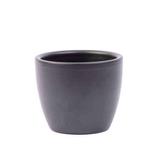 Pot Boule Antraciet mat - D7.5 H6 cm