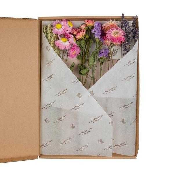Droogbloemen - Flowers in Letterbox - Pink - 5 stuks - ?30cm