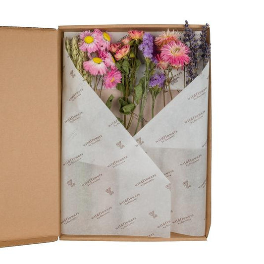 Droogbloemen - Flowers in Letterbox - Pink - 5 stuks - ?30cm